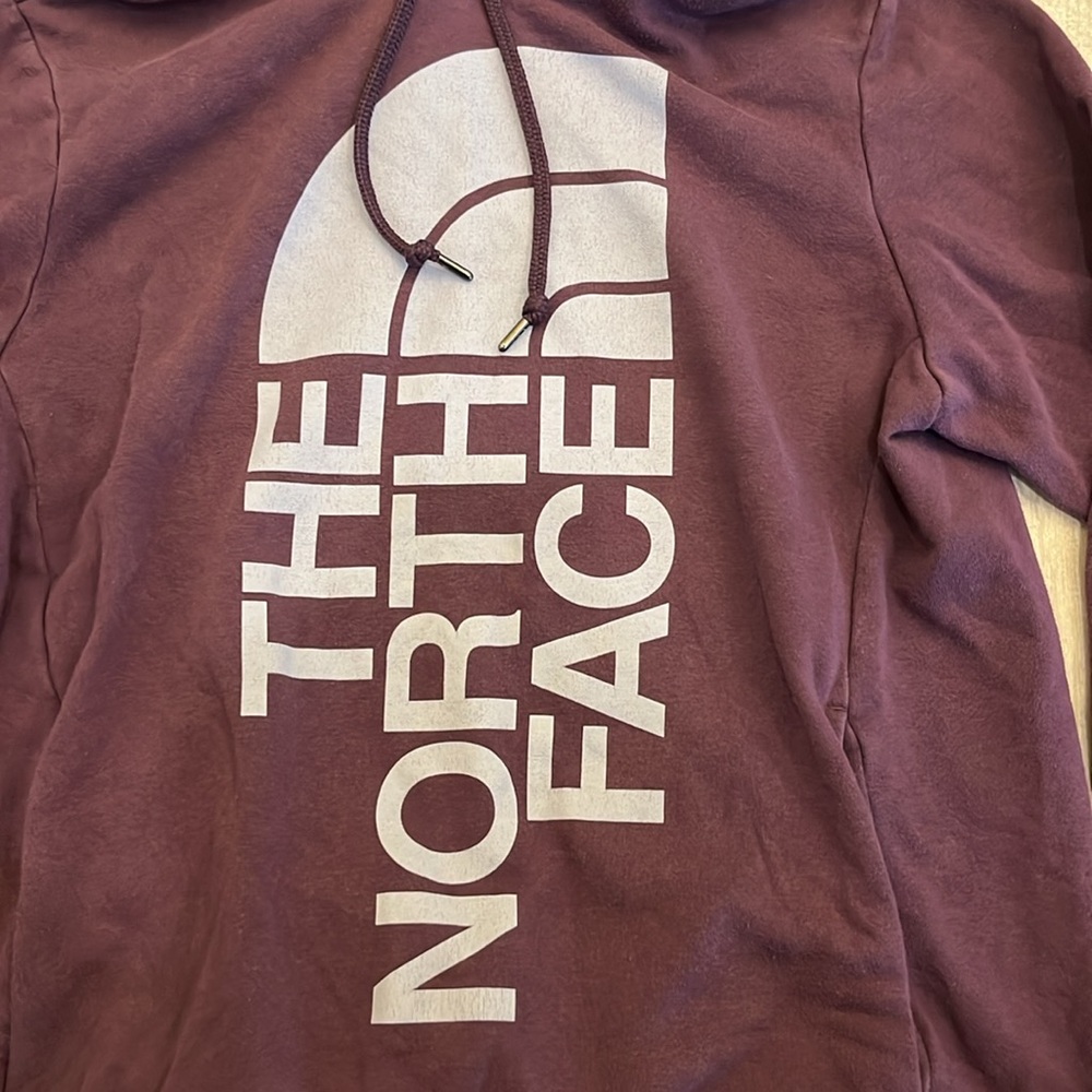 The North Face Sweater Hoodie Womens L Purple Long Sleeve Casual